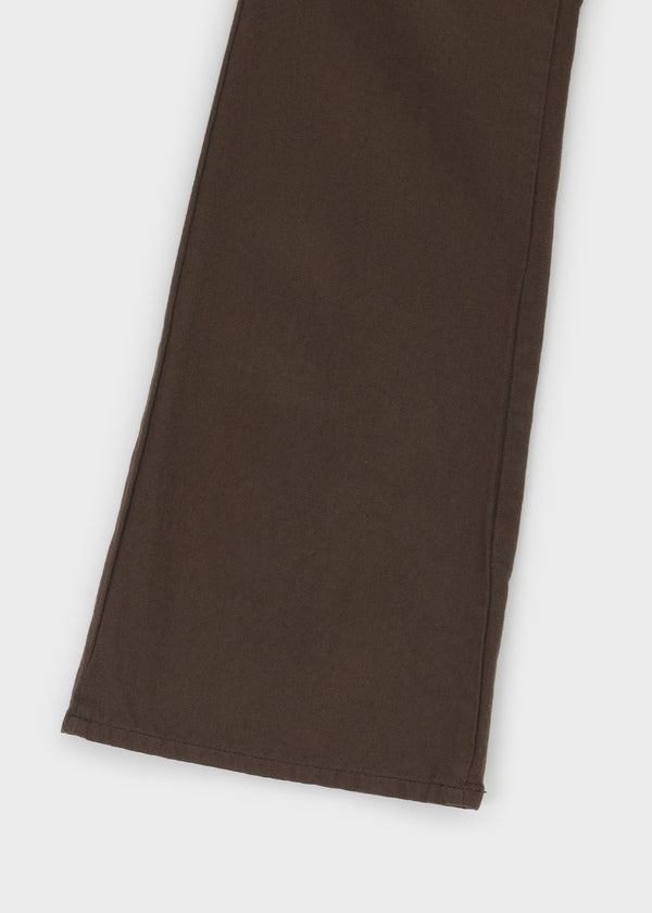 Turang Low Lyocell Cotton Wide Bootcut Pants
