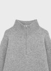 [MADE] Posie Half Knit Zip-up