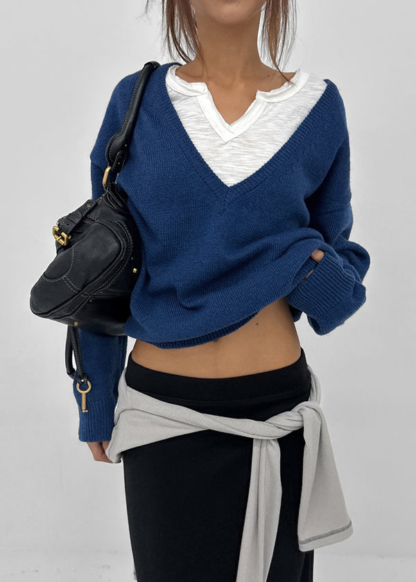 [MADE] Roadcle Deep V-Neck Loose Fit Knit