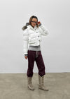 [MADE] Vanity Fur-Trimmed Wellon Crop Padded Jacket