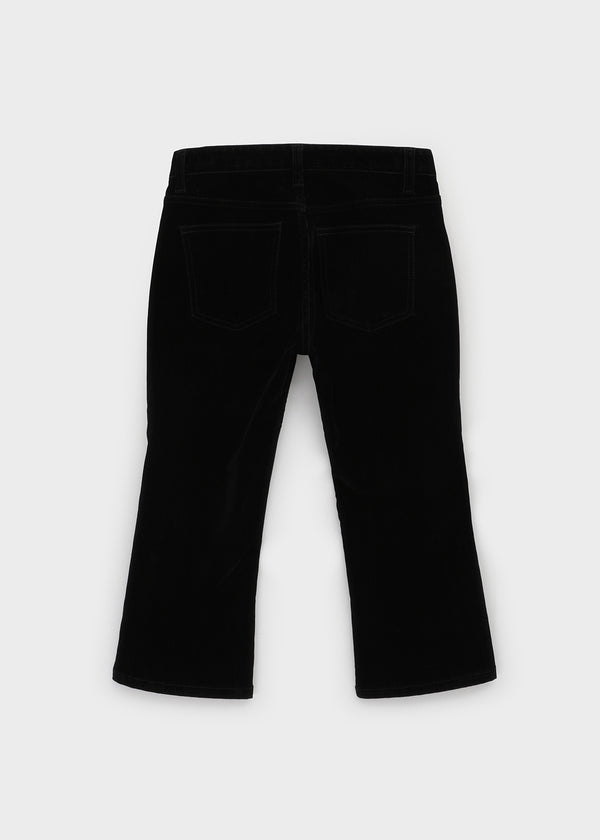 Rollin Velvet Low-Waisted Capri Pants