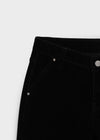 Rollin Velvet Low-Waisted Capri Pants