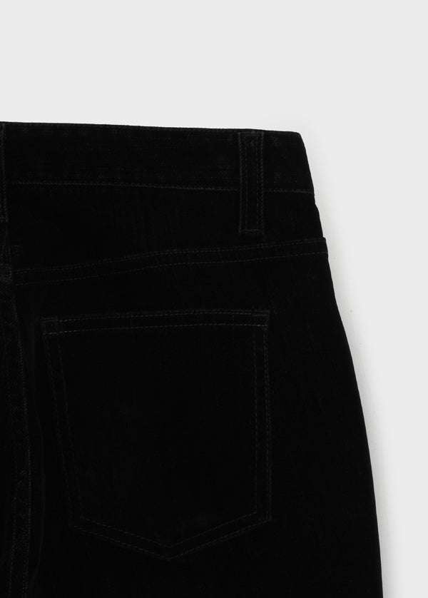 Rollin Velvet Low-Waisted Capri Pants