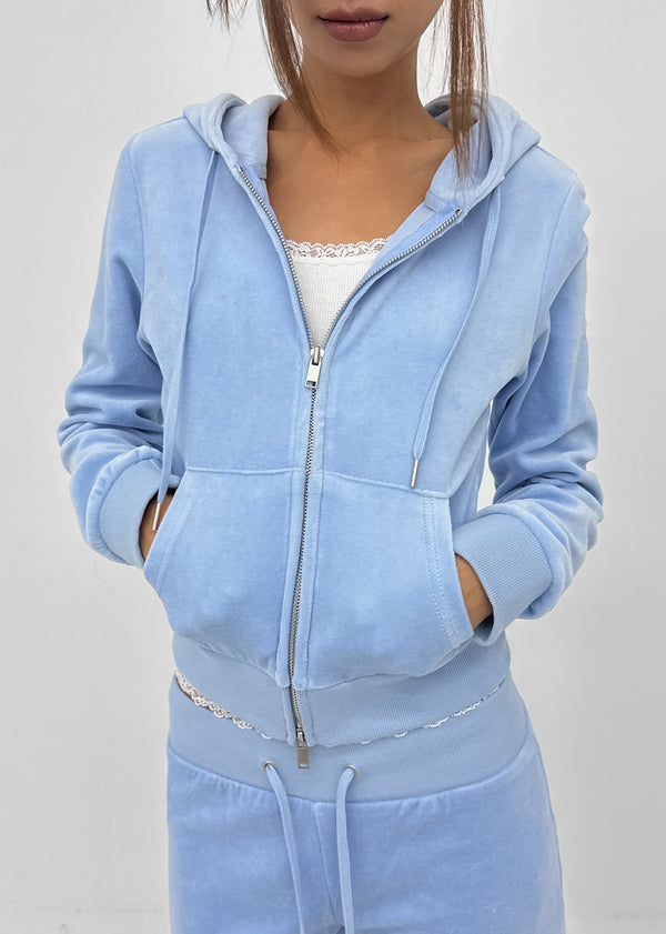 [MADE] Toddler Velour Slim Zip-up Hoodie