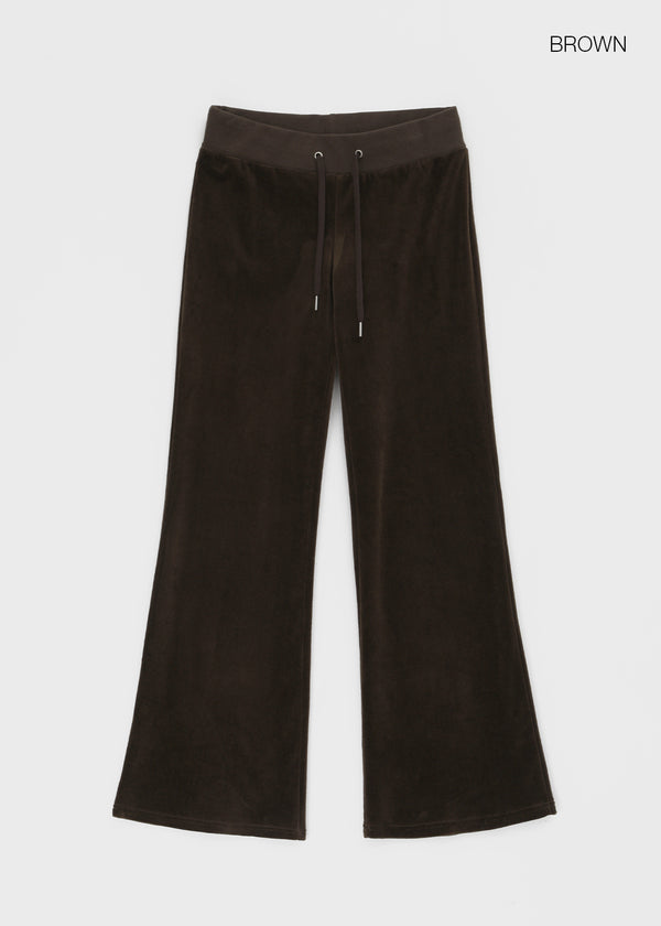[MADE] Toddler Velour Bootcut Elastic Pants