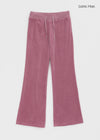 [MADE] Toddler Velour Bootcut Elastic Pants