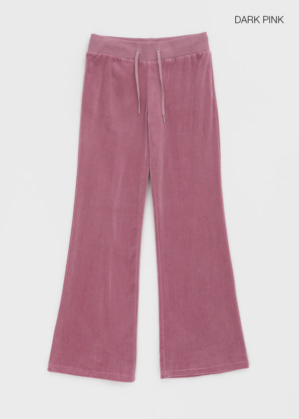 [MADE] Toddler Velour Bootcut Elastic Pants