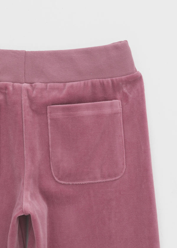 [MADE] Toddler Velour Bootcut Elastic Pants