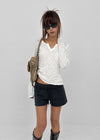 Nillkin Vintage Slit Slub Long Sleeve Tee