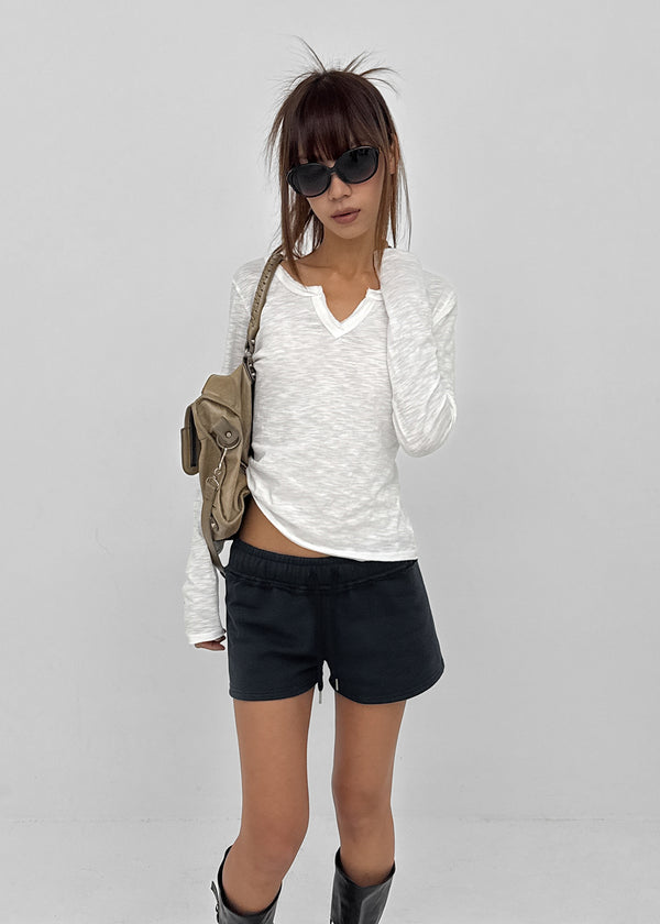 Nillkin Vintage Slit Slub Long Sleeve Tee