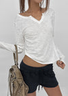 Nillkin Vintage Slit Slub Long Sleeve Tee