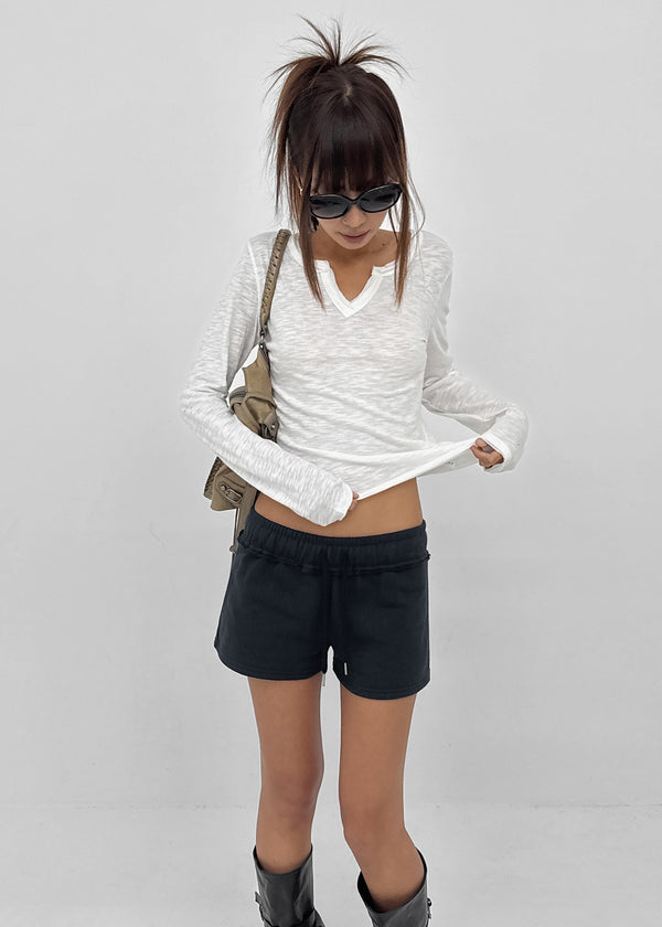 Nillkin Vintage Slit Slub Long Sleeve Tee