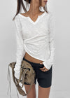 Nillkin Vintage Slit Slub Long Sleeve Tee