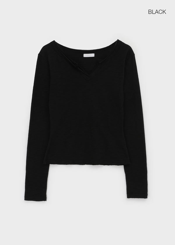 Nillkin Vintage Slit Slub Long Sleeve Tee