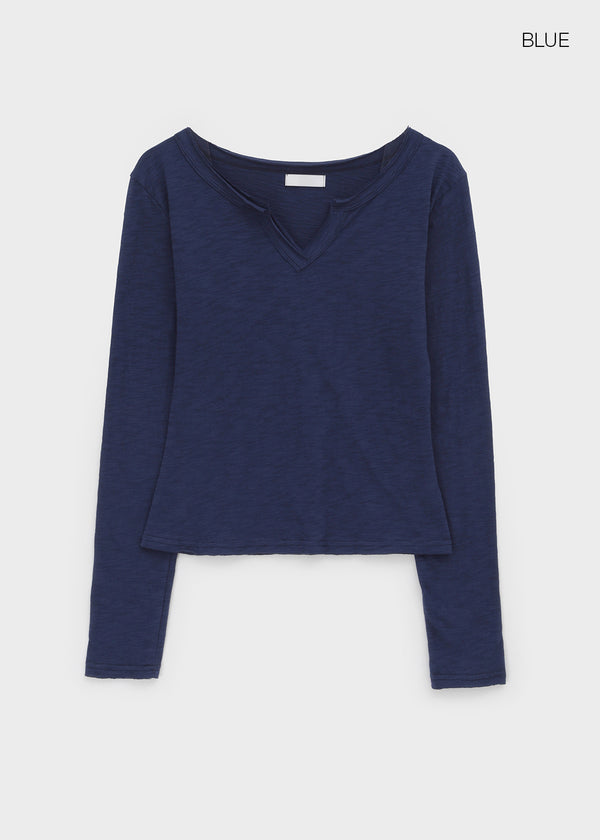 Nillkin Vintage Slit Slub Long Sleeve Tee