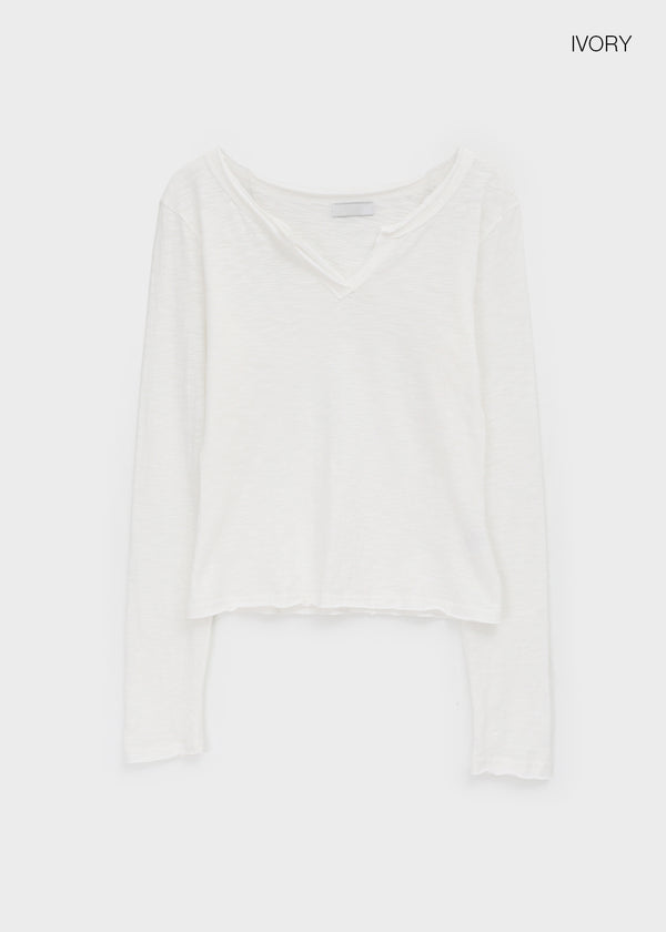 Nillkin Vintage Slit Slub Long Sleeve Tee