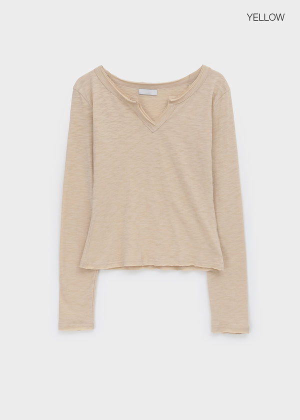 Nillkin Vintage Slit Slub Long Sleeve Tee