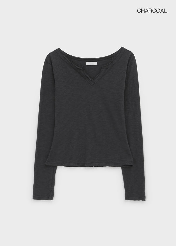 Nillkin Vintage Slit Slub Long Sleeve Tee