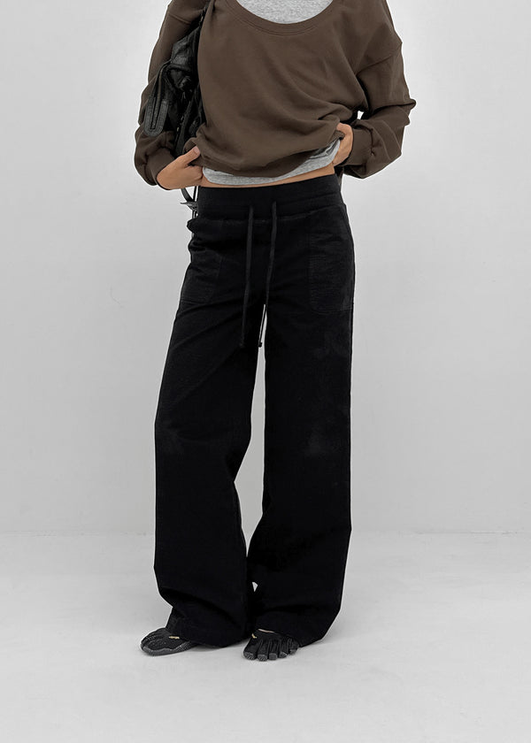 [MADE] Trove Washed Cotton Elastic Waist Pants