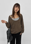 Tiol U-neck sweatshirt