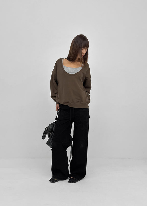 Tiol U-neck sweatshirt