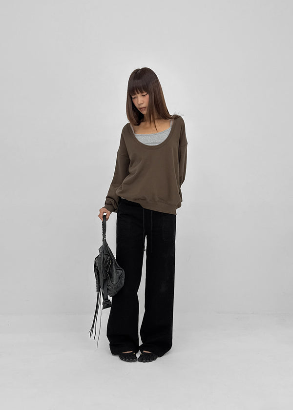 Tiol U-neck sweatshirt