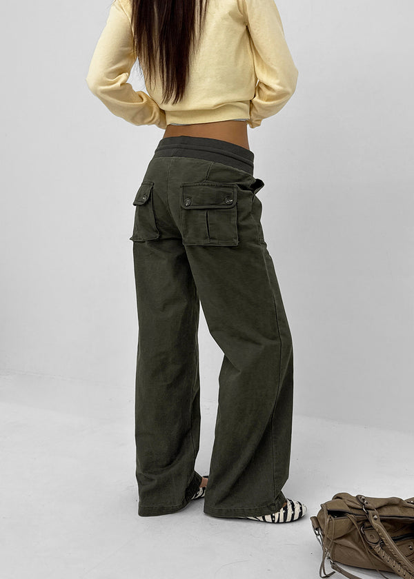 [MADE] Trove Washed Cotton Elastic Waist Pants