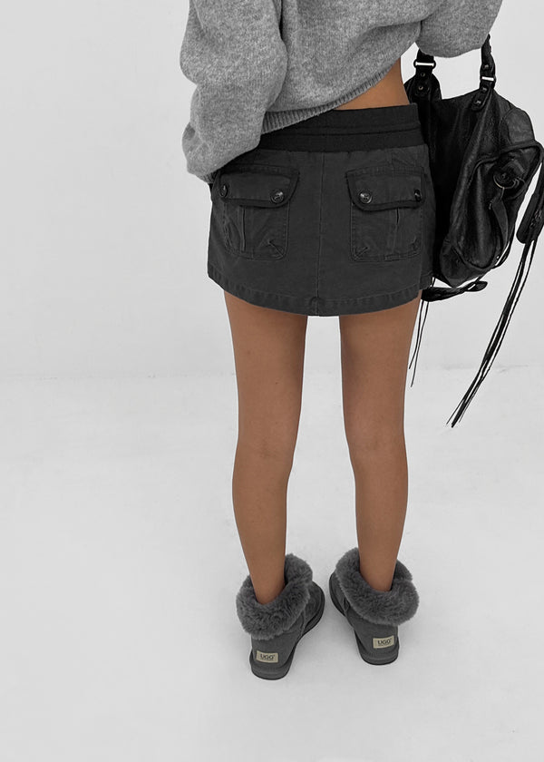 [MADE] Lucent Washed Cotton Skirt Pants