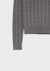 [MADE] Howag Cotton V-neck Cable Knit