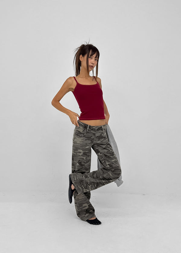 [MADE] Sakuri Camo Low-waist Pants