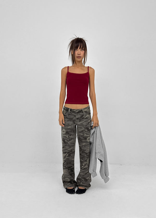 [MADE] Sakuri Camo Low-waist Pants