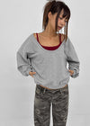 Tiol U-neck sweatshirt