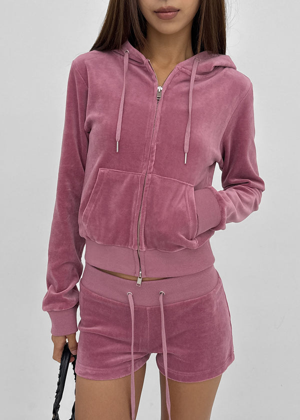[MADE] Toddler Velour Slim Zip-up Hoodie