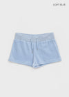[MADE] Toddler Velour Elastic Shorts