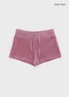 [MADE] Toddler Velour Elastic Shorts