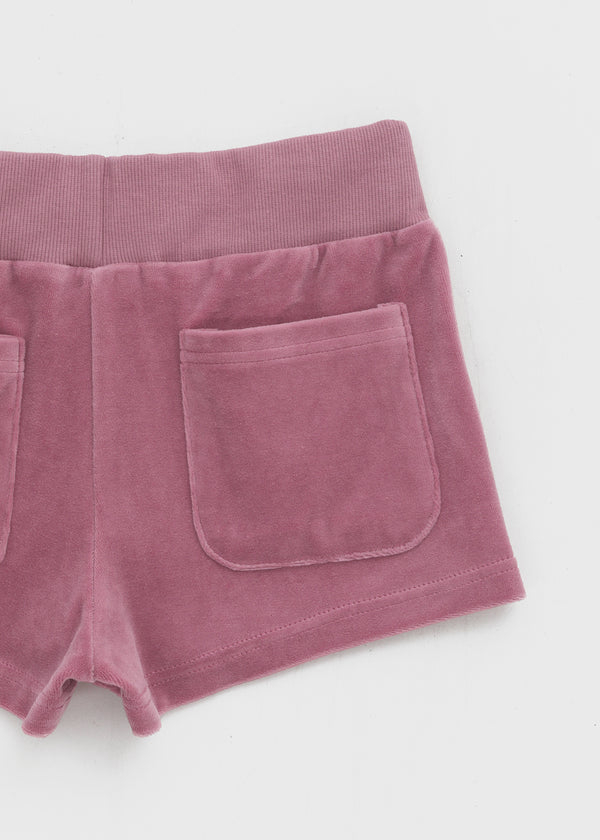 [MADE] Toddler Velour Elastic Shorts