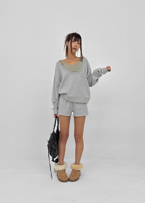 [MADE] Ever U-Neck Fleece-Lined Sweatshirt (Available as a set)