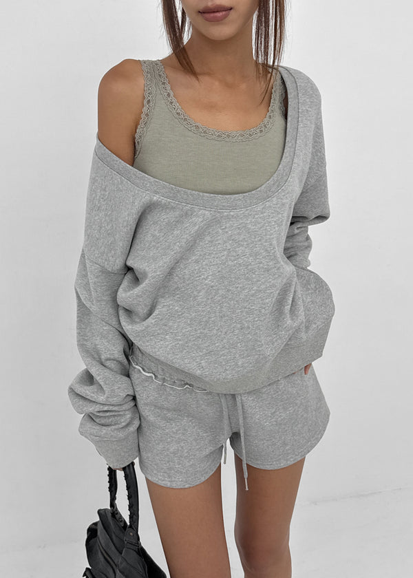 [MADE] Ever U-Neck Fleece-Lined Sweatshirt (Available as a set)
