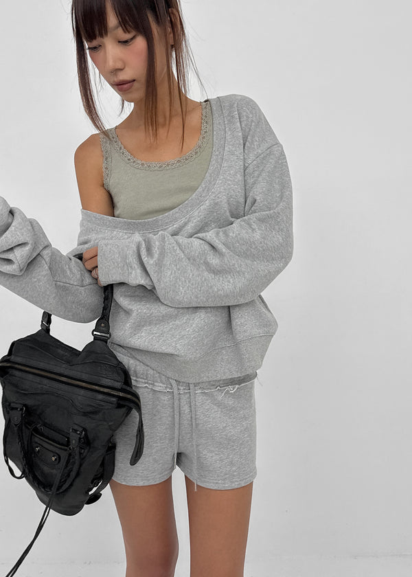 [MADE] Ever U-Neck Fleece-Lined Sweatshirt (Available as a set)