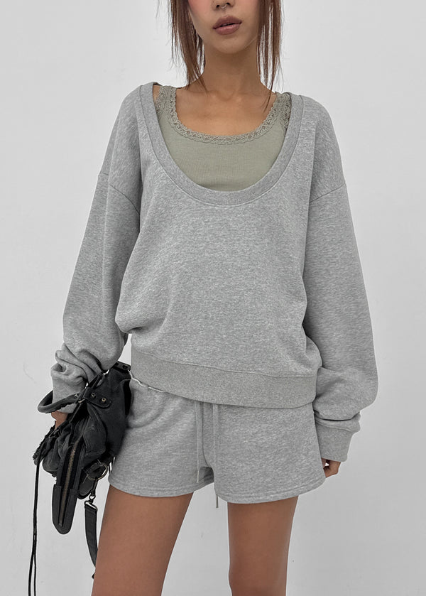 [MADE] Ever U-Neck Fleece-Lined Sweatshirt (Available as a set)