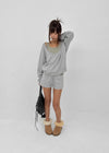 [MADE] Ever U-Neck Fleece-Lined Sweatshirt (Available as a set)
