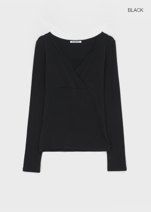 [MADE] Gardenzel Long Wrap Long Sleeve Tee
