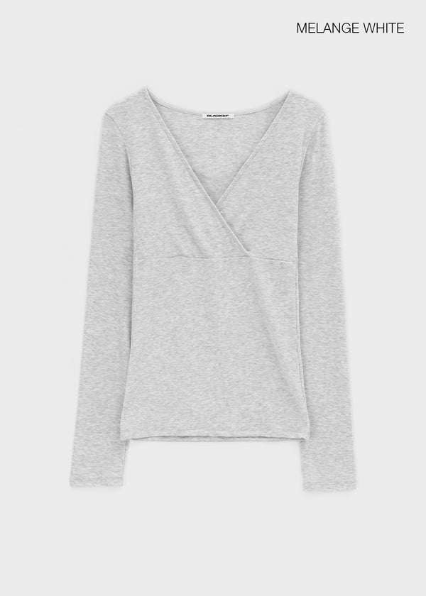 [MADE] Gardenzel Long Wrap Long Sleeve Tee