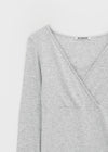 [MADE] Gardenzel Long Wrap Long Sleeve Tee