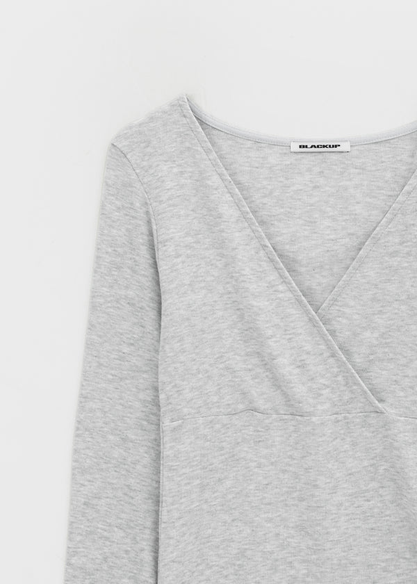 [MADE] Gardenzel Long Wrap Long Sleeve Tee