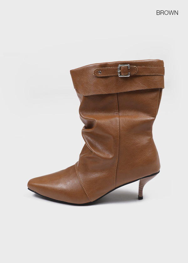 Muir stiletto heel mid-calf boots