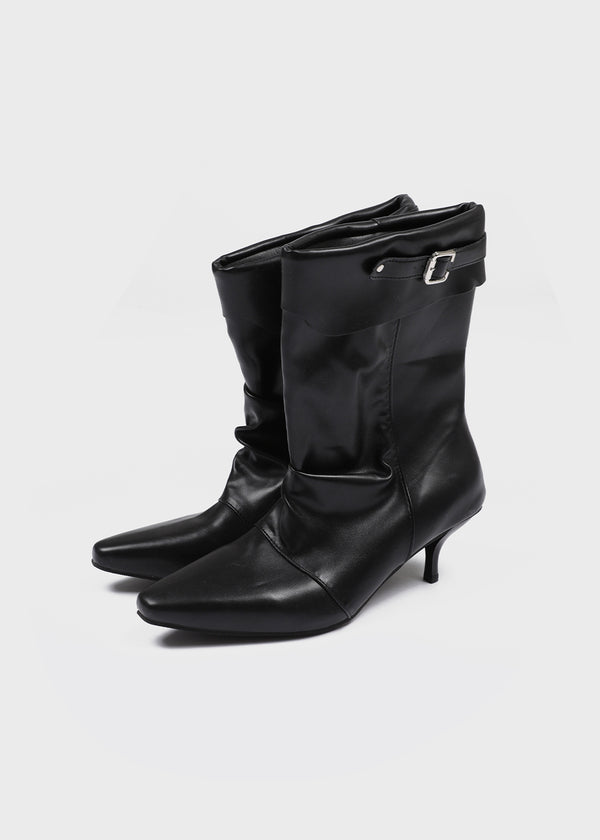 Muir stiletto heel mid-calf boots