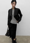 Porter Drape Leather Jacket