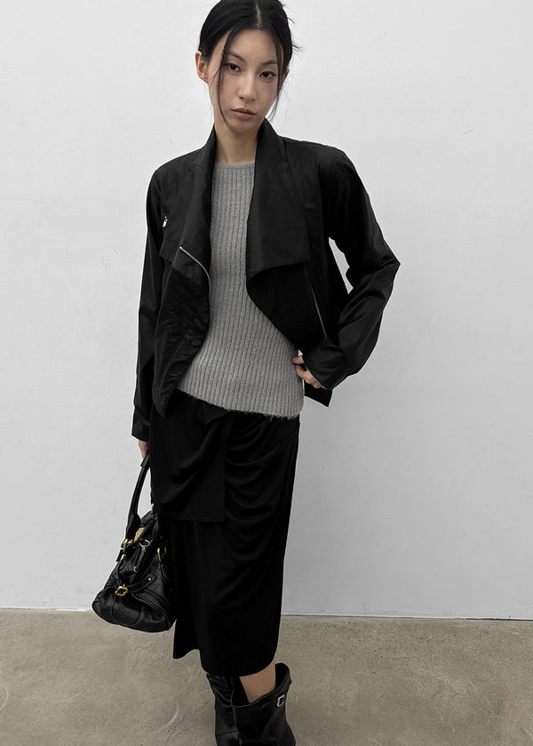 Porter Drape Leather Jacket
