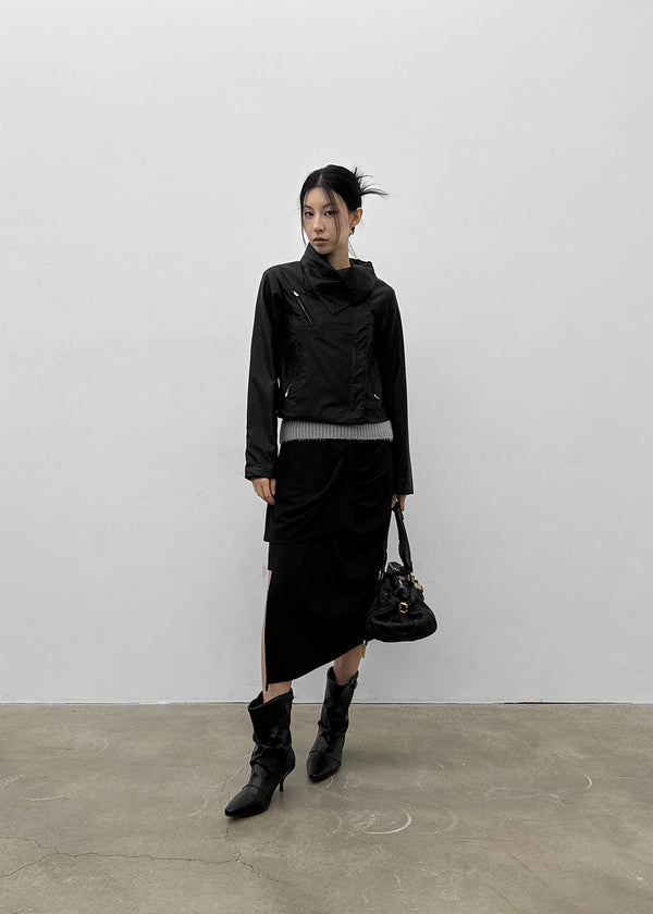 Porter Drape Leather Jacket